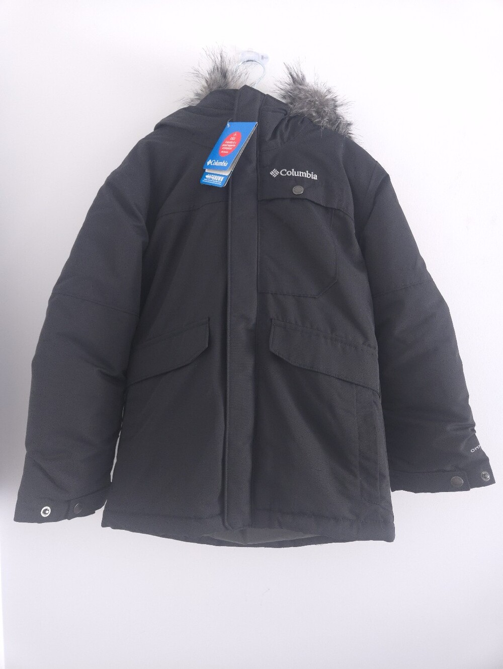 NWT Columbia Youth Black Nordic Strider Jacket size S (8)